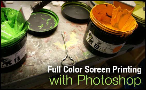 Full Color Screen Printing with Photoshop